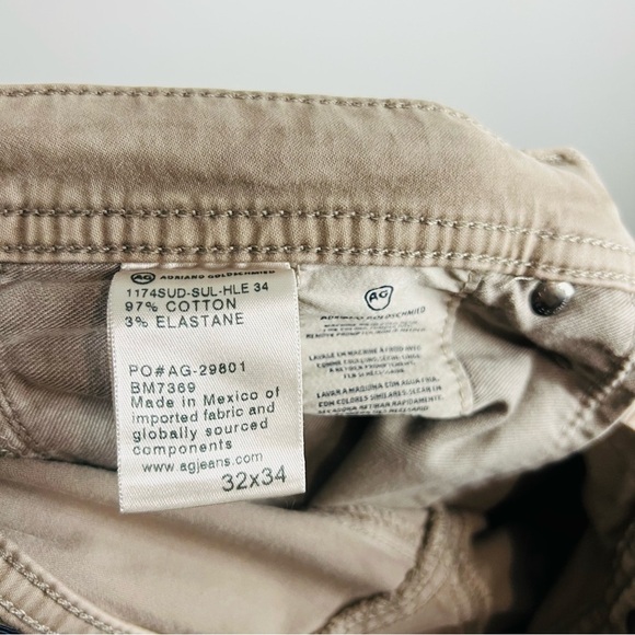 AG “Desert Stone” The Graduate Tailored Jeans 32W - Picture 6 of 8